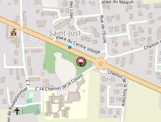 Carte de Centre Equestre De Saint Just à Saint-just