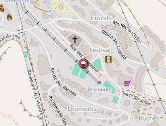 Carte de Le Bowling à Morzine