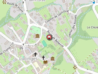 Carte de Bibliothèque De Lucinges à Lucinges