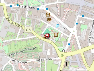 Carte de Gaillard Aure à Annemasse