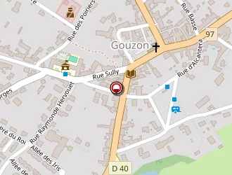 Carte de A.c.e.m Associes à Gouzon