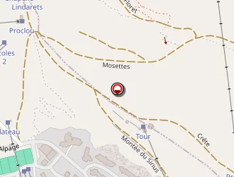 Carte de Le Lodge à Morzine