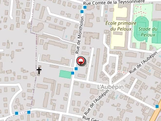 Carte de Service De Santé Au Travail De L'ain à Péronnas