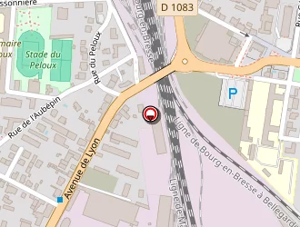 Carte de Tec-câbles-bourg à Péronnas