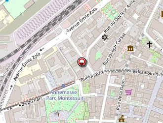 Carte de Bouchara à Annemasse