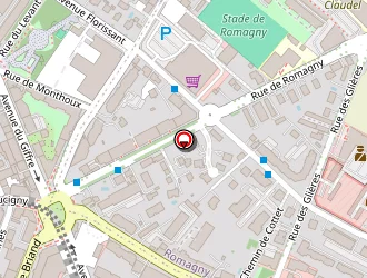 Carte de Station Esso Express à Annemasse