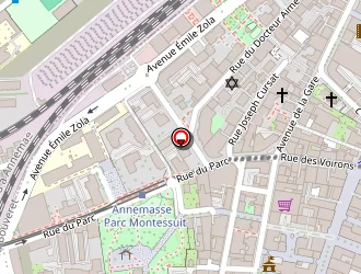 Carte de Chevallet à Annemasse