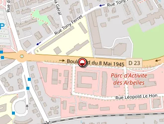 Carte de Groupe Conseil Ingénierie à Bourg-en-bresse