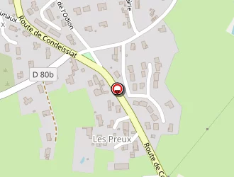 Carte de Email Info à Chaveyriat