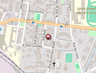 Carte de E.s.p.e Université Lyon 1 à Bourg-en-bresse