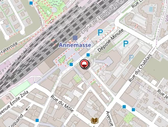 Carte de Adrea Mutuelle à Annemasse