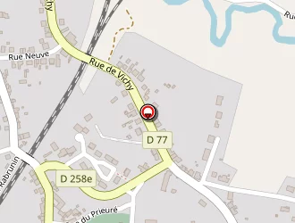 Carte de Diard à Saint-germain-des-fossés