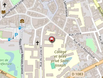 Carte de Congrégation St Joseph à Bourg-en-bresse