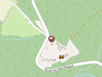 Carte de Internat De La Farge à Propières