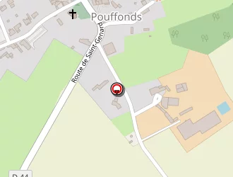 Carte de La Pouffontellerie à Pouffonds