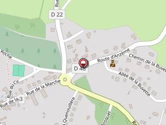 Carte de Bernard à Saint-vaury