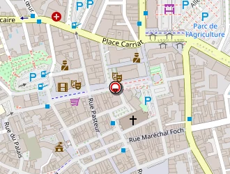 Carte de Centre Carrara à Bourg-en-bresse