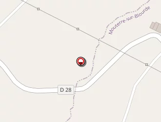 Carte de Maison De Retraite à Mouterre-sur-blourde