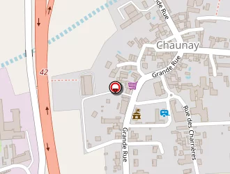 Carte de Maison De Retraite à Chaunay