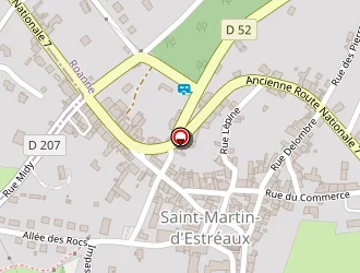 Carte de Buisson à Saint-martin-d'estréaux