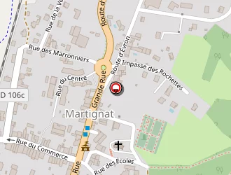 Carte de Au Comptoir De Marie à Martignat