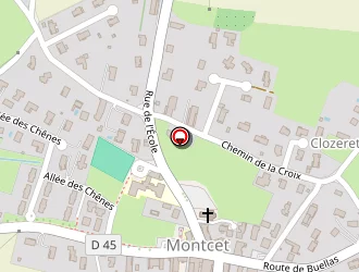 Carte de Ecole Publique à Montcet