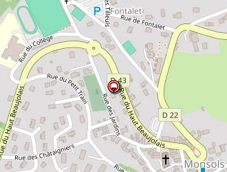 Carte de Grenouille Mathieu à Monsols