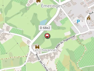 Carte de Mécanisation Beaujolaise à Émeringes