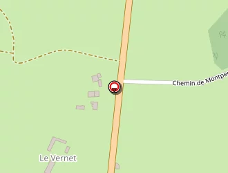 Carte de Le Relais Bourbonnais à Broût-vernet