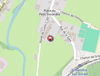 Carte de Terrains De Sport à Simandre-sur-suran