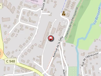 Carte de A4 Centre De Gestion à Melle