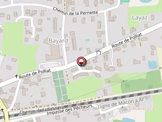 Carte de Ecole Primaire à Mézériat