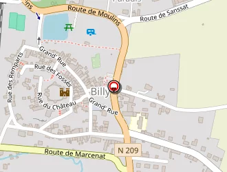 Carte de La Poste à Billy