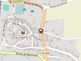 Carte de Ecole Publique à Billy