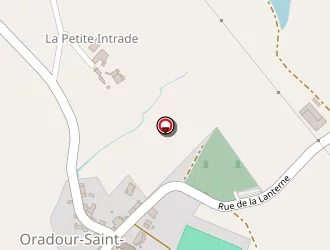 Carte de Stade à Oradour-saint-genest