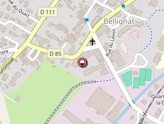 Carte de Jacothe à Bellignat