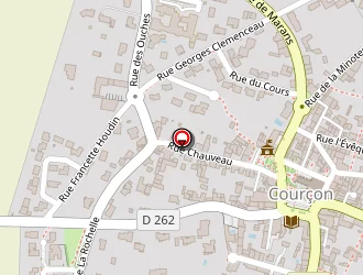 Carte de Clement Véronique à Courçon