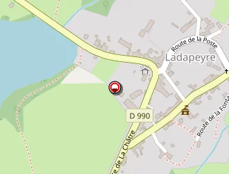 Carte de Sybijoux à Ladapeyre