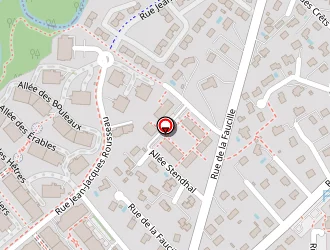 Carte de Institut De Beauté Thalia à Saint-genis-pouilly