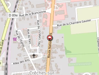 Carte de Ecole Primaire à Crêches-sur-saône