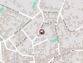 Carte de La Case A Vent à Portes-en-ré (les)