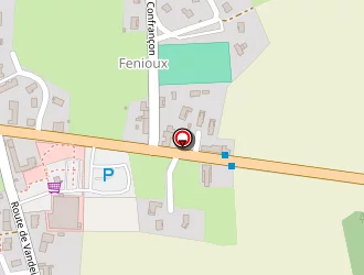 Carte de Supermarché Casino à Confrançon