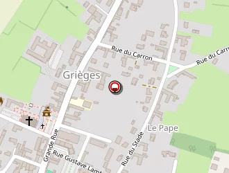 Carte de Salle Polyvalente à Grièges