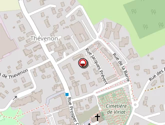 Carte de La Poste à Viriat