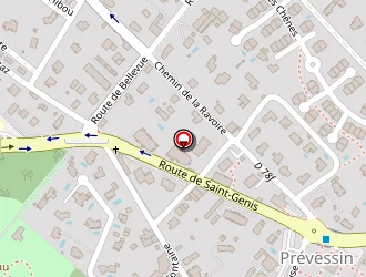 Carte de Anael Coiffure à Prévessin-moëns