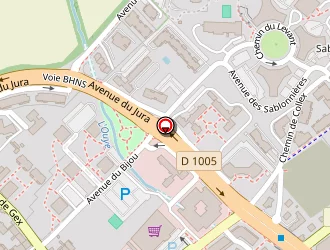 Carte de La Poste à Ferney-voltaire