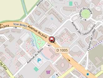 Carte de Optic 01 à Ferney-voltaire