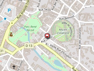 Carte de Punt Roma à Oyonnax