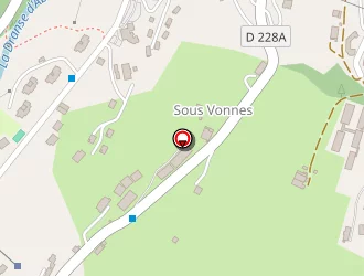 Carte de Hôtel Artes Les Combelles à Châtel