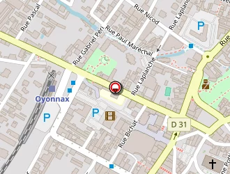 Carte de La Poste à Oyonnax